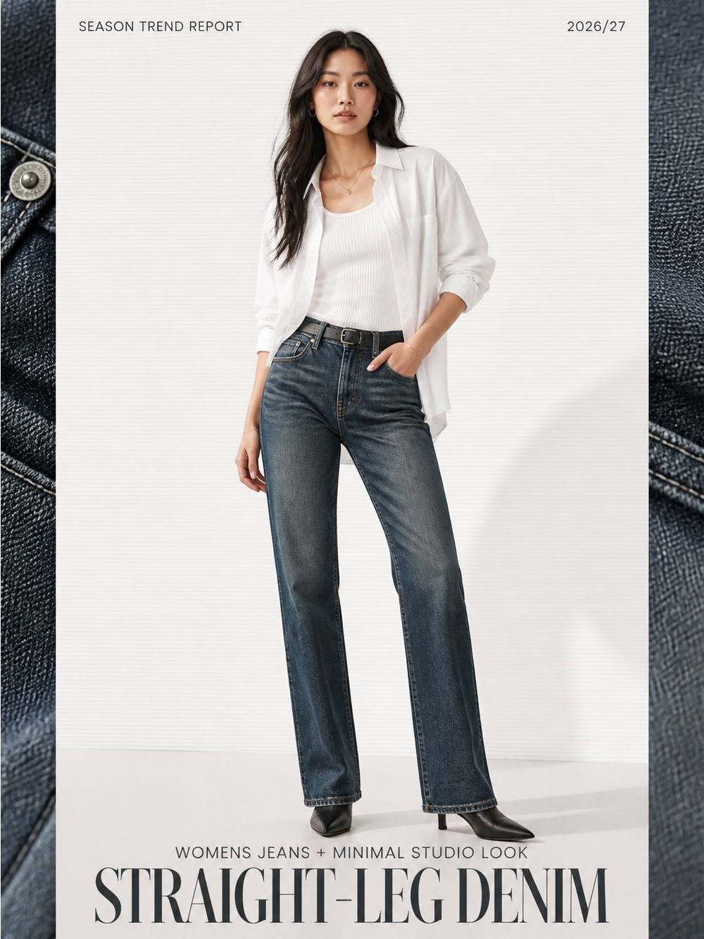 COPY - Rock & Republic Victoria Beckham Straight leg Jeans